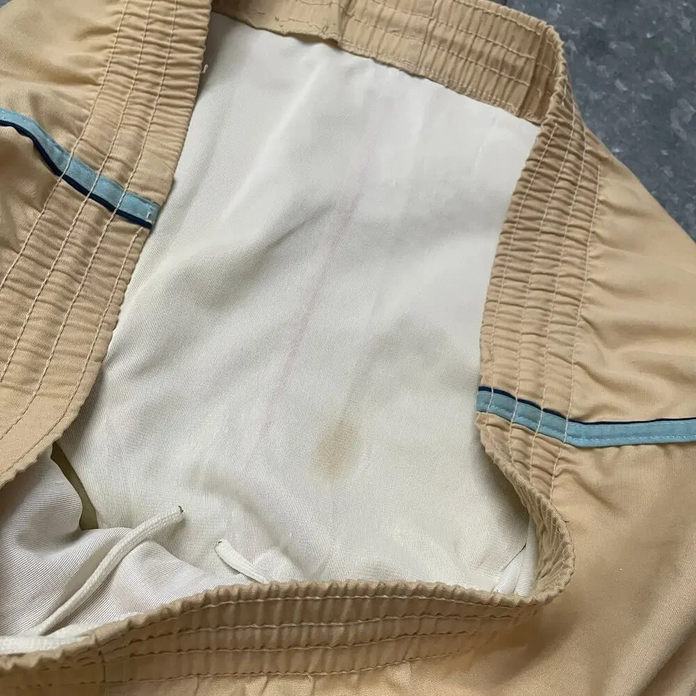Vintage Jockey Man In Motion Logo Shorts Mens Large XL Tan Brown Retro 70s 80s